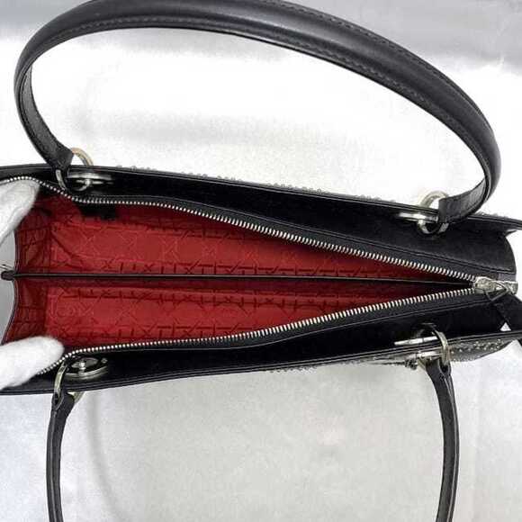 DIOR Black Leather Shoulder Bag - Picture 7 of 11